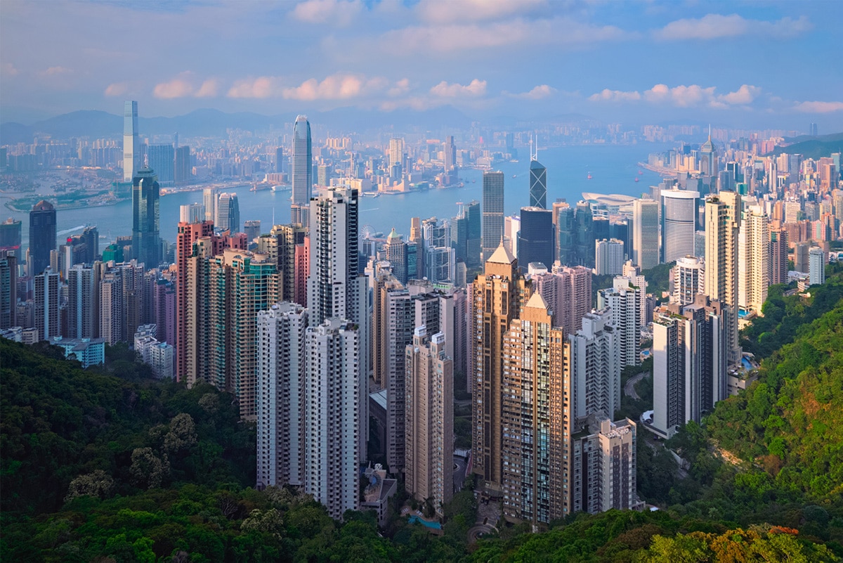 Hong Kong sky scrapers