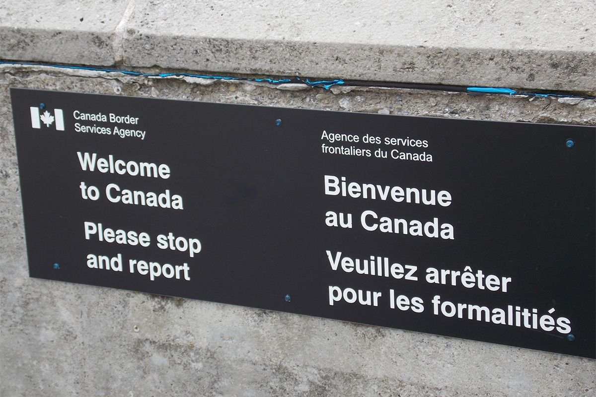 A man has plead guilty for misrepresentation at the Canada-U.S. border.
