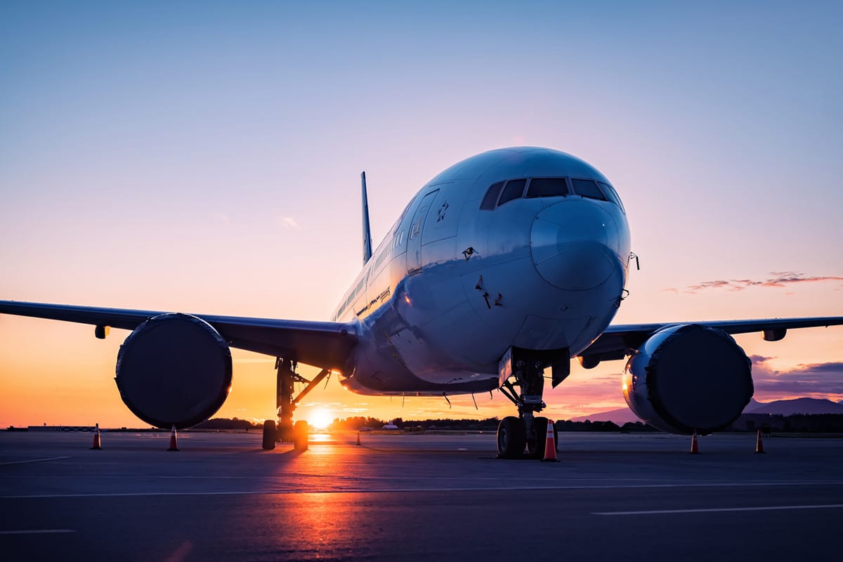 Airplane grounded at Canadian airport