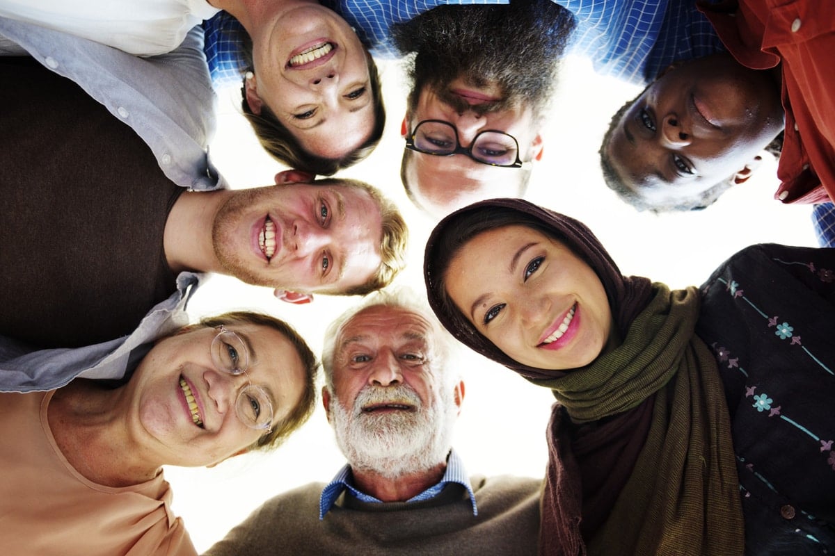 People of different ages and nationalities