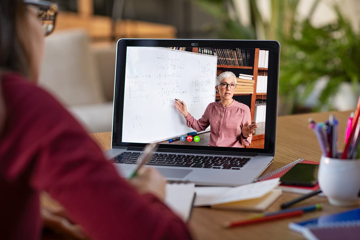 Students studying remotely in B.C.