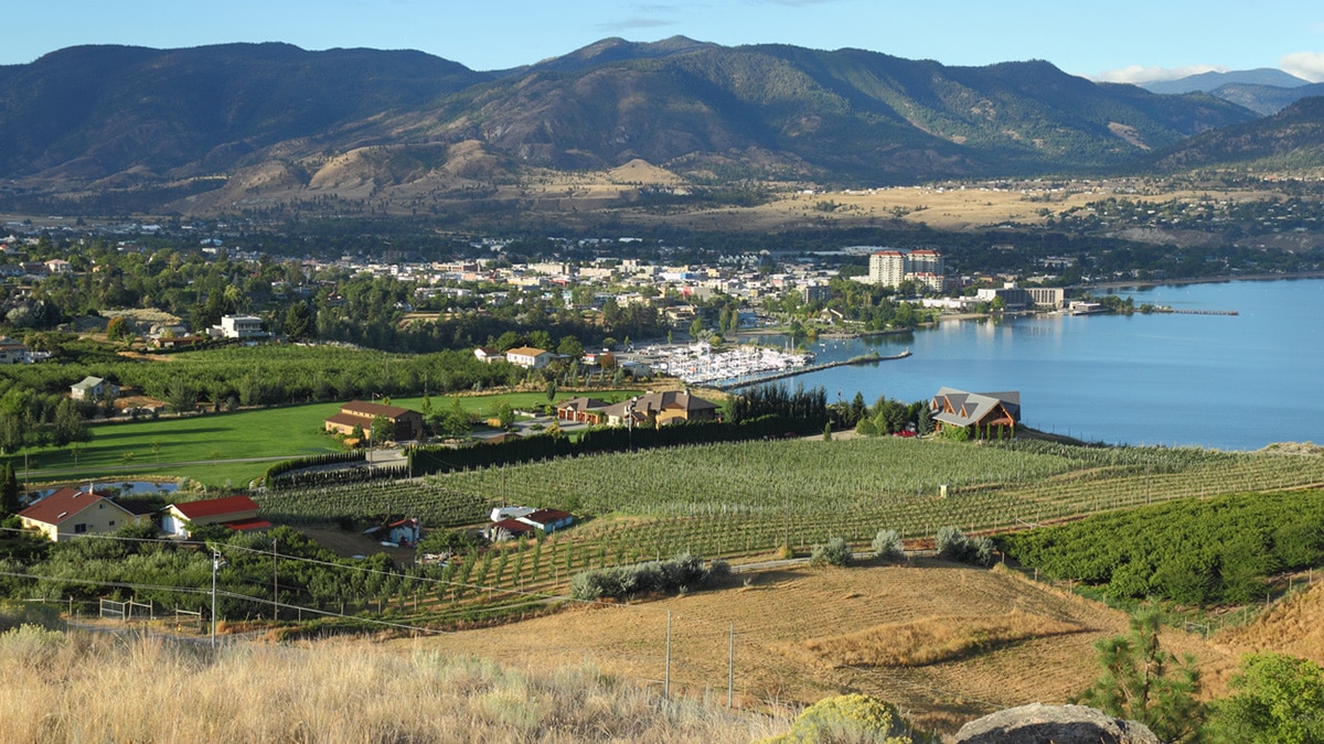 Okanagan valley in B.C.