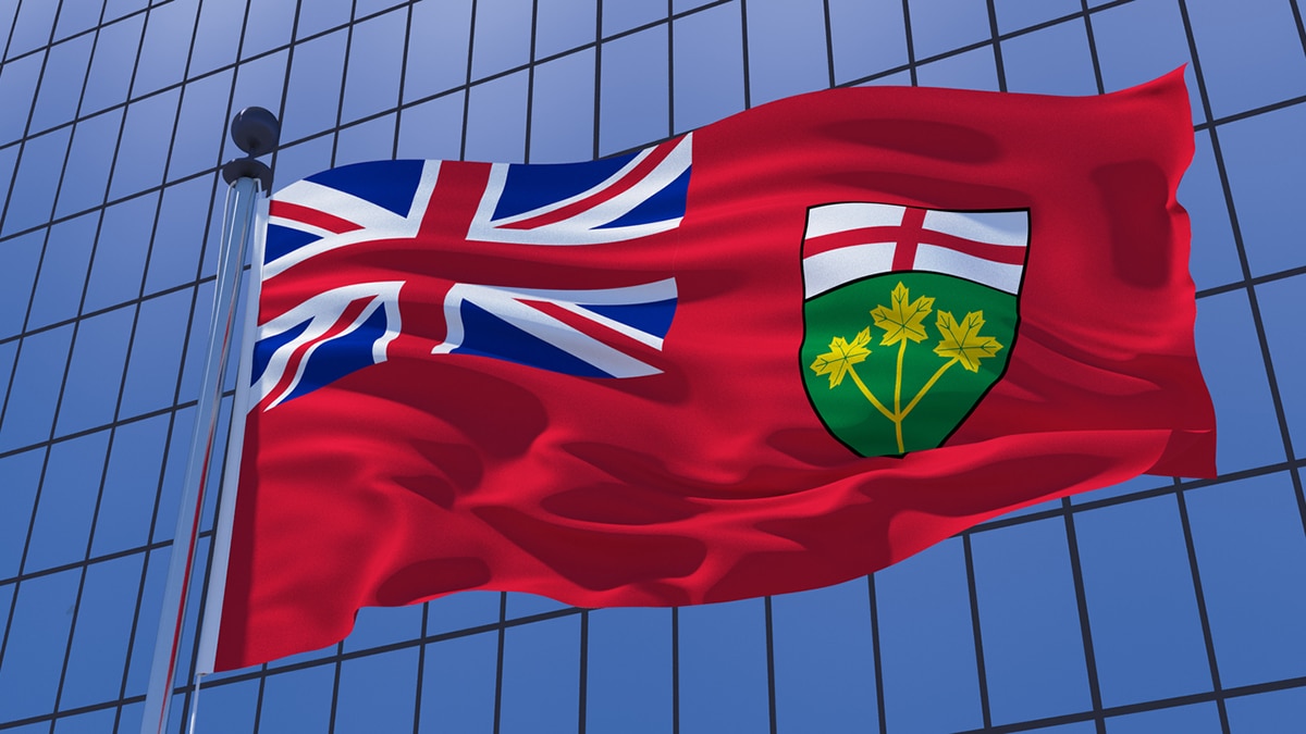 Ontario flag