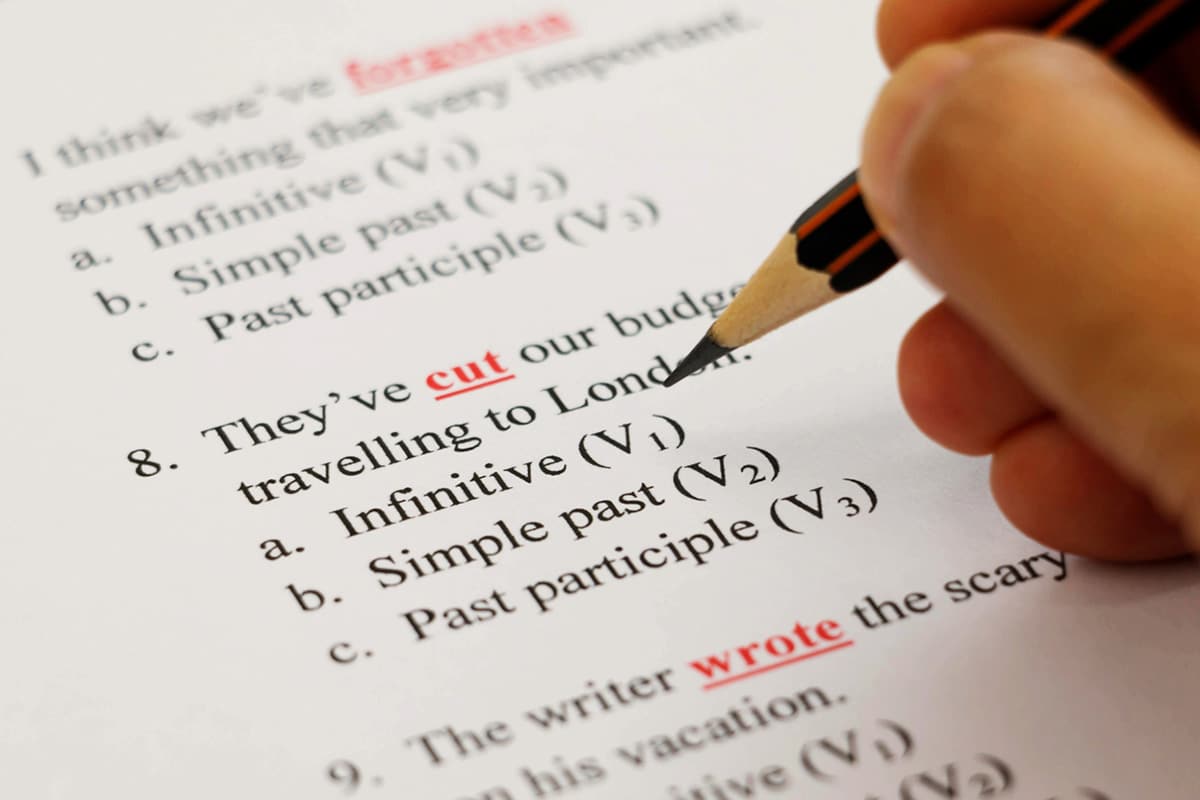 Paper language test