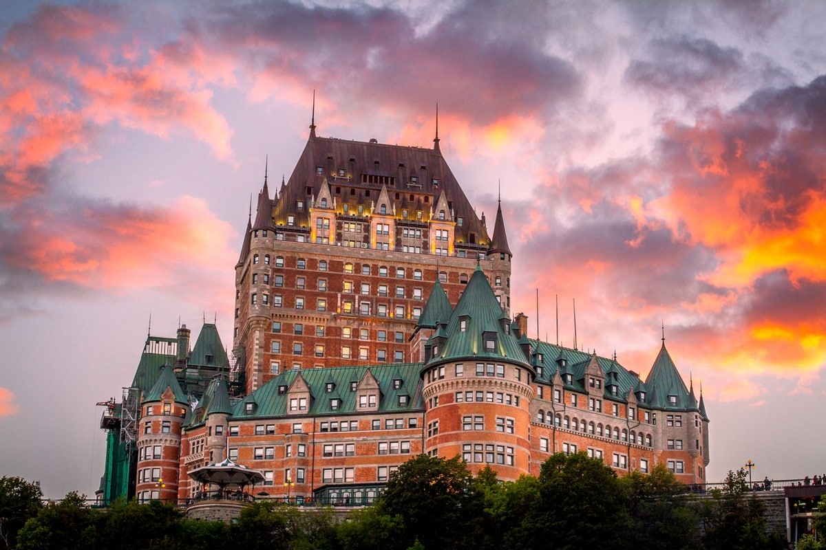 Quebec chateau Frontenac