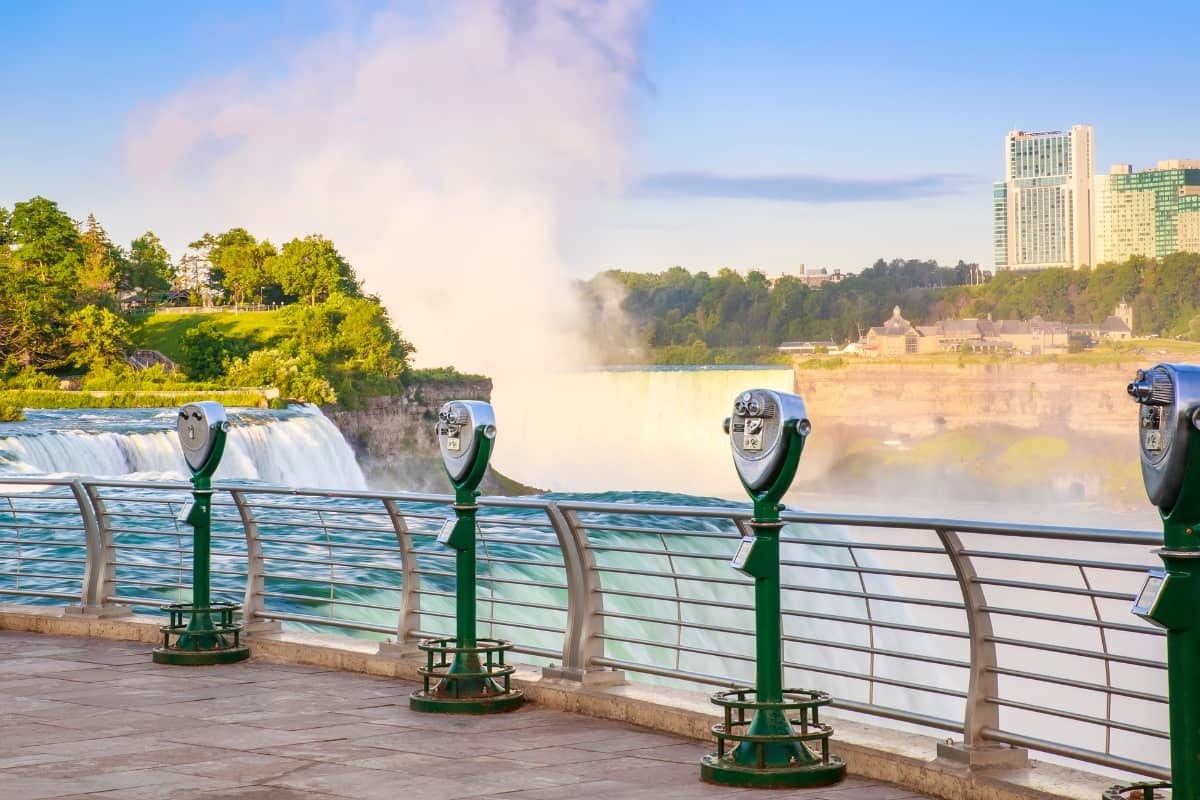 Niagra Falls and the Ontario New York border