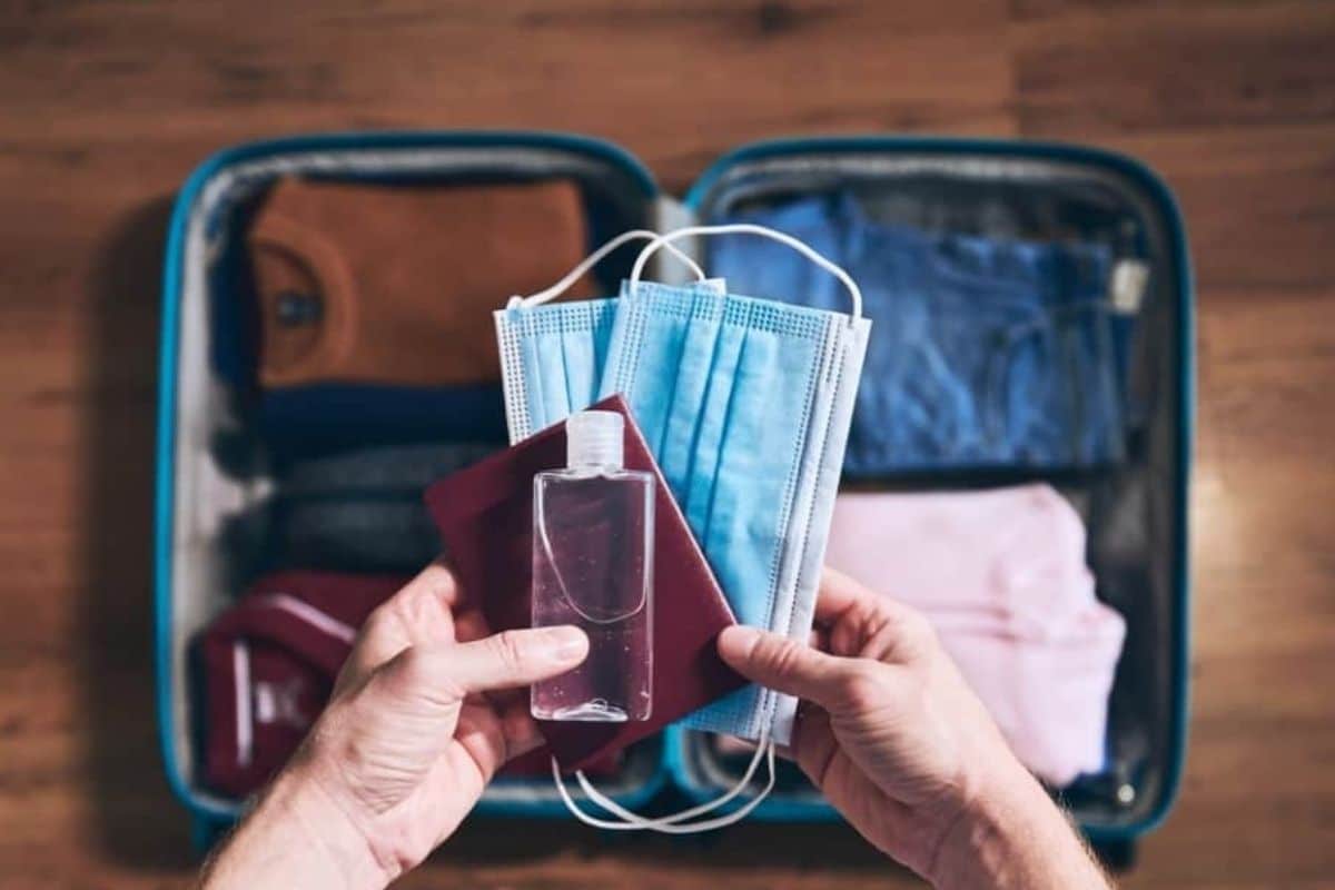 Man packing during COVID-19