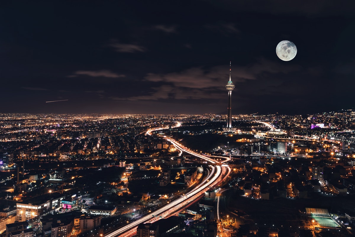 Tehran Iran skyline