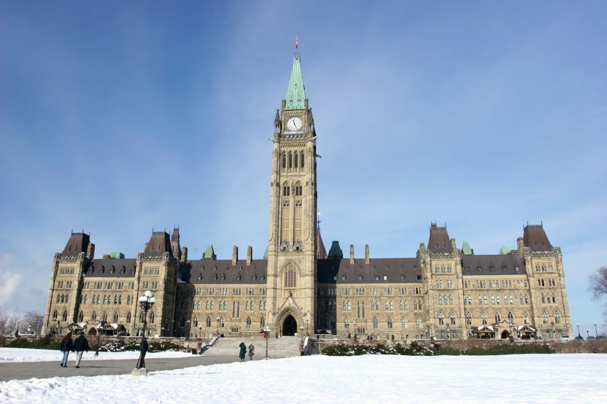 Canadian parliament building