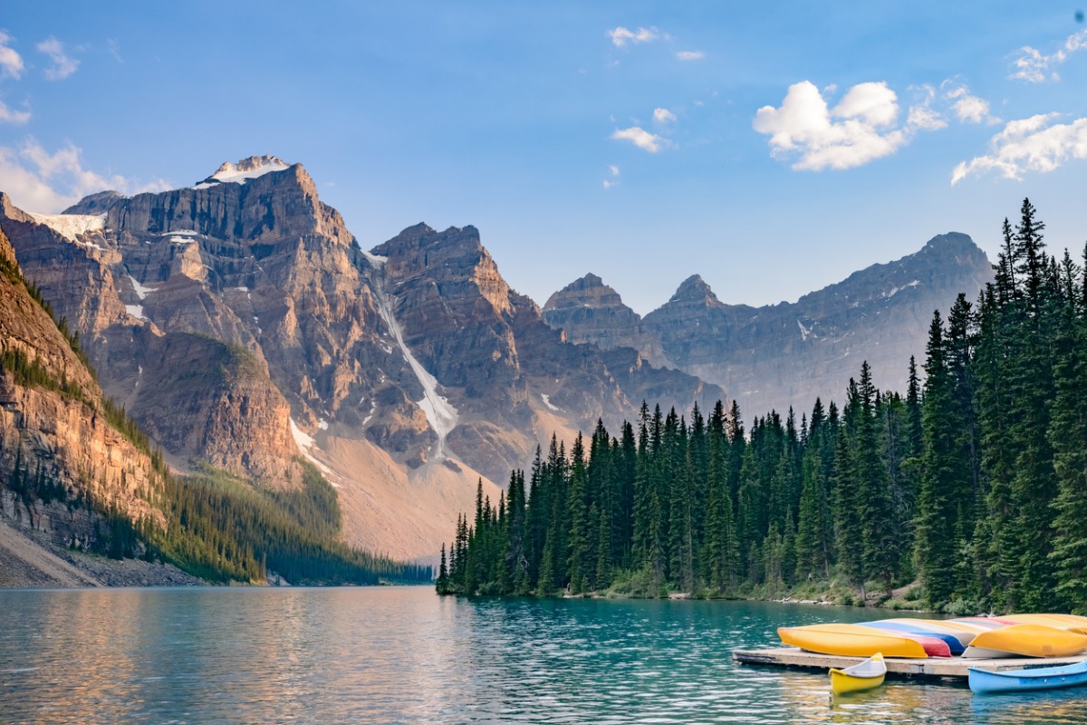 Summer mountains in Banff, Canada