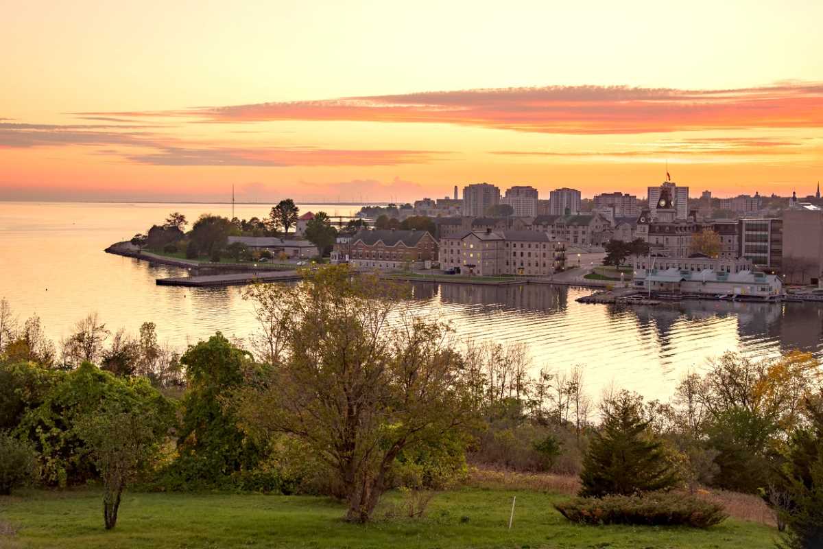 Sunset in Kingston Ontario