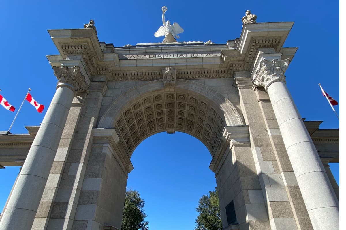 Photo of the Princes' Gates in Toronto
