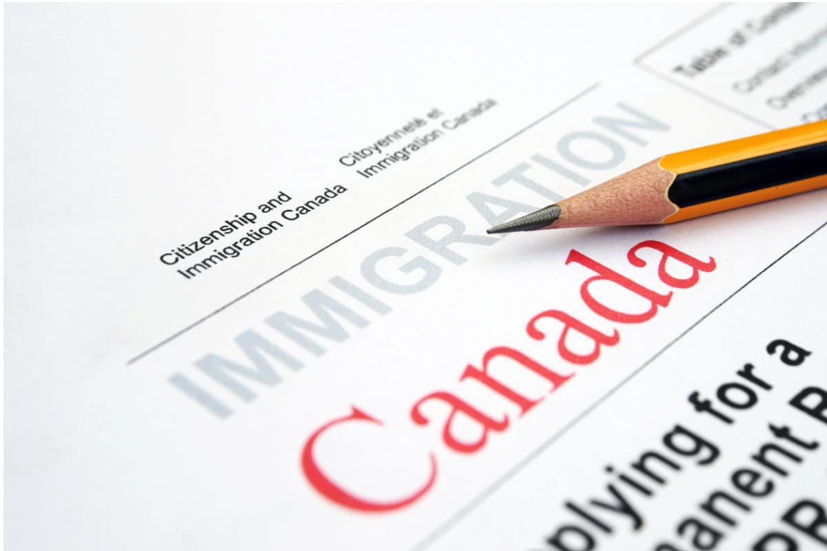 Canadian immigration application
