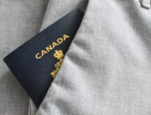 A Canadian passport