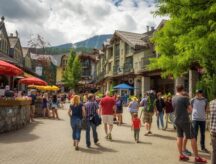 The resort town of Whistler