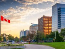 Sunset at Windsor, Ontario
