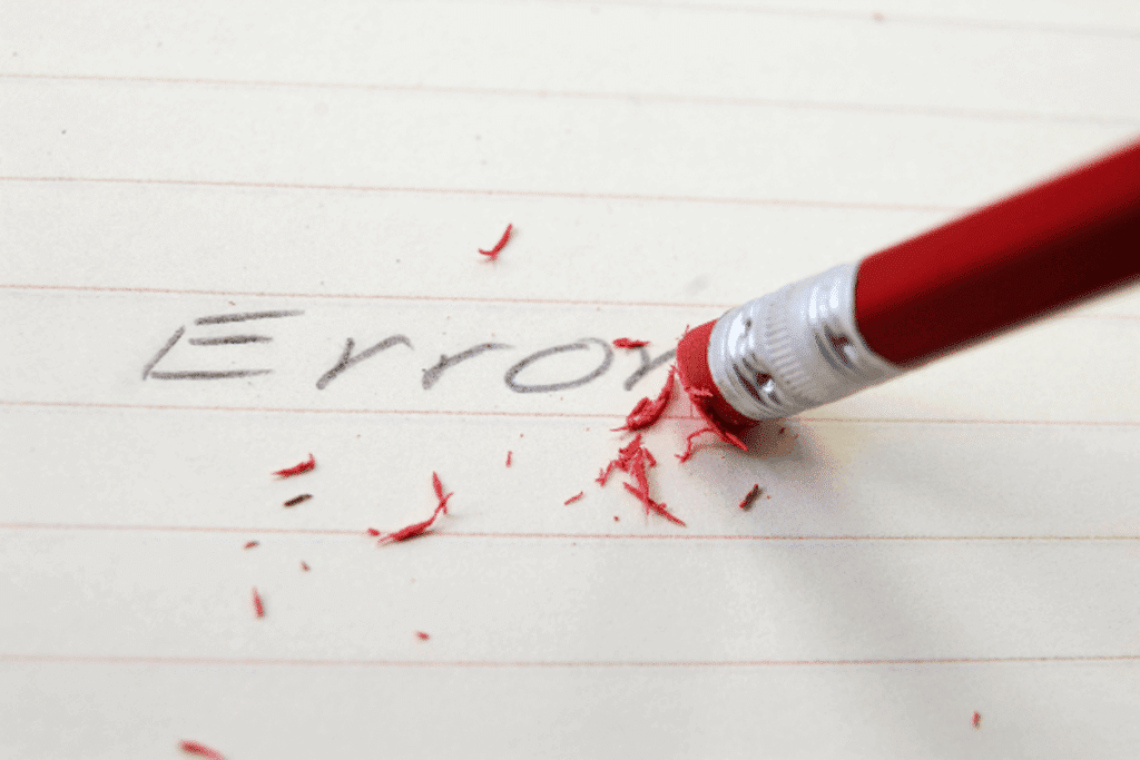 erazing the error