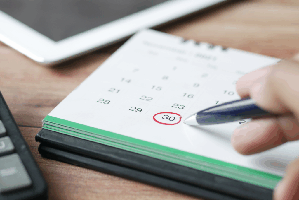 deadline calendar