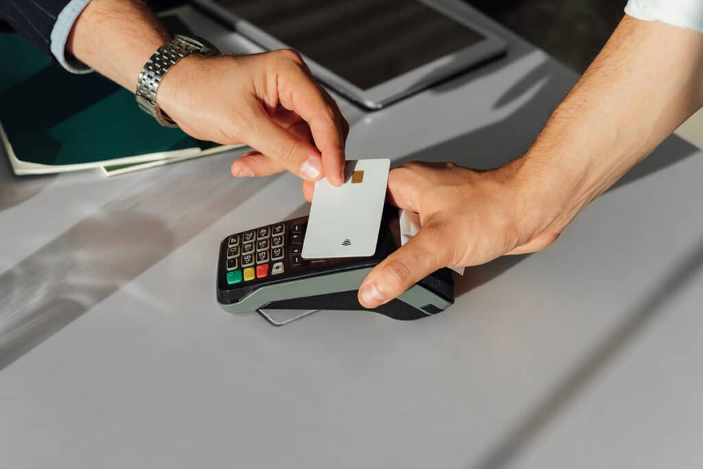 making a purchase